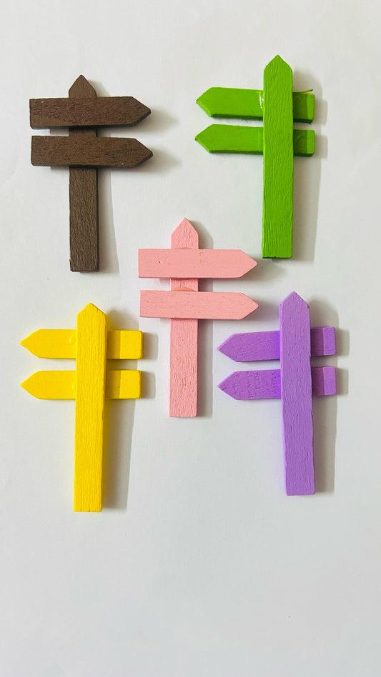 Miniature Wooden Post – 2 inch (Set of 5)